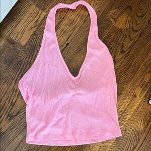 Hello Molly Pink Halter Top